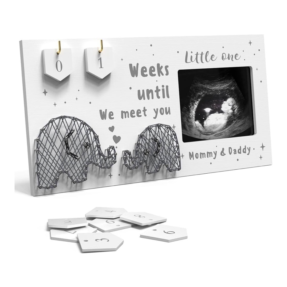 NWT 🔥Baby Countdown Sonogram Photo Frame